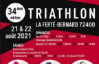 34° édition du triathlon de la Ferté-Beranrd.