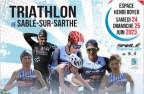 Triathlon de Sablé-sur-Sarthe.